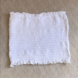 Tilly’s white elastic tube top